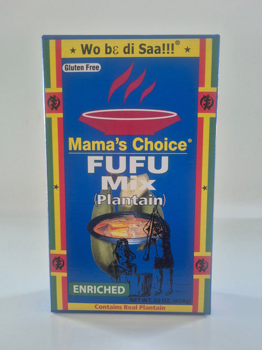Plantain Fufu Mix Mama's Choice Bakbanaanpoeder 624g
