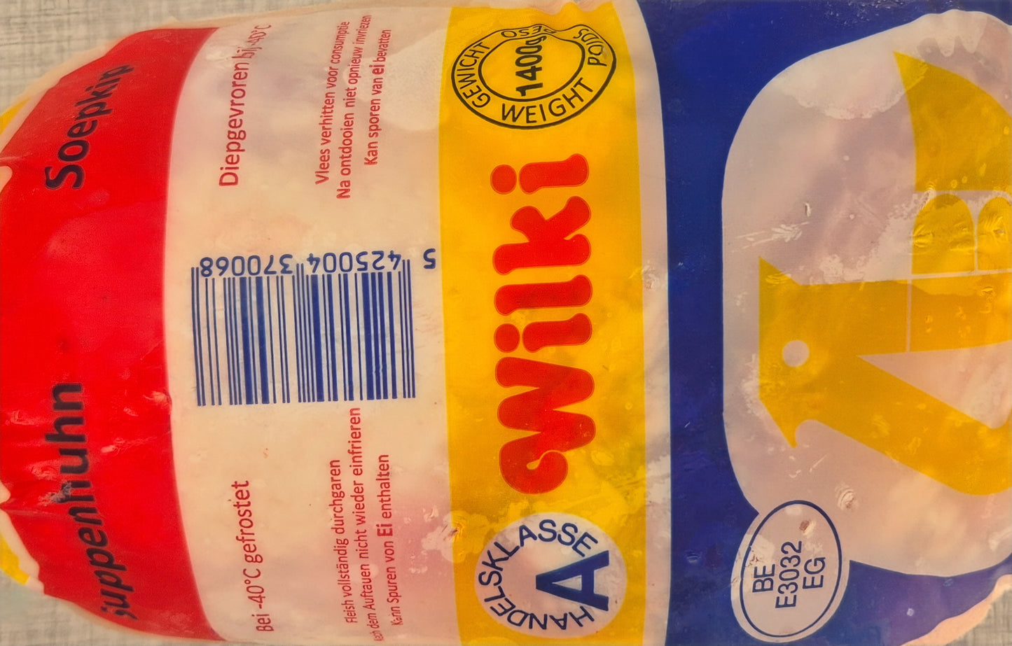 Carton poulet Wilki Kip Doos 1400g