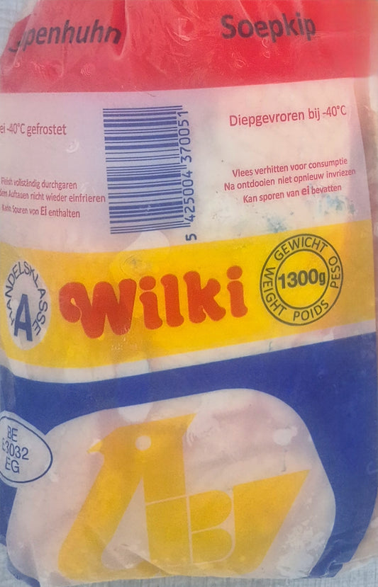 Carton poulet Wilki Kip Doos 1300g
