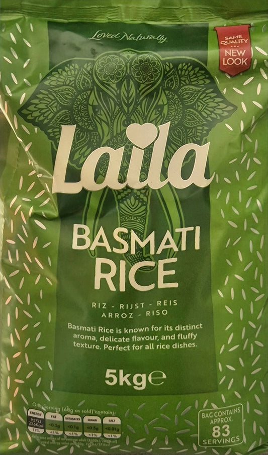 Riz Basmati Laila Basmatirijst 5KG
